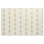 Goldenes Yoga-Meditations-Gewebe Stoff (Fat Quarter (45,7 x 55,9 cm))