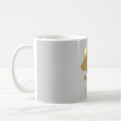 Goldenes Zeichen des Schützen Kaffeetasse (Links)