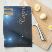 Goldenes Zeichen des Steinbocks Handtuch (Viertel Falte)