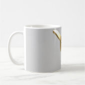Goldenes Zeichen des Stiers Kaffeetasse (Links)