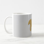 Goldenes Zeichen des Widders Kaffeetasse (Links)