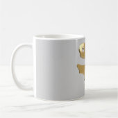 Goldenes Zeichen Fische Kaffeetasse (Links)