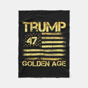 Goldenes Zeitalter 2025 US Trump - Goldenes Zeital Fleecedecke