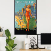 Goldenes Zeitalter Abenteuer: Atlantic City 1936 Poster (Heimbüro)