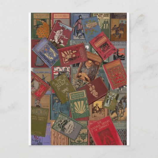 Goldenes Zeitalter der Bücher Postkarte (Vorderseite)