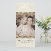 Goldenes Zeitalter der Elegance, Hochzeitsprogramm Programm (Stehend Vorderseite)