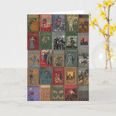 Goldenes Zeitalter des Buch-Entwurfs Karte (Gelbe Blume)