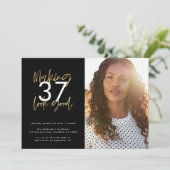 Goldenes Zeitalter sieht gut aus Foto Geburtstag (Stehend Vorderseite)