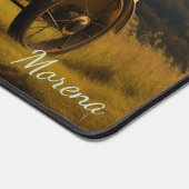 Goldenes Zeitalter von Steampunk - Gilded Journeys Schreibtischunterlage (Ecke)