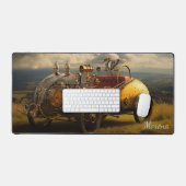 Goldenes Zeitalter von Steampunk - Gilded Journeys Schreibtischunterlage (Tastatur & Maus)