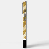 Goldenes Zickzack-Muster leuchtet hell Case-Mate iPhone Hülle (Rückseite / Links)