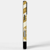 Goldenes Zickzack-Muster leuchtet hell Case-Mate iPhone Hülle (Rückseite / Rechts)