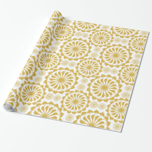 Goldenes Ziermuster Geschenkpapier