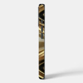 Goldenes Zurück- und Rottmuster Case-Mate iPhone Hülle (Rückseite / Links)