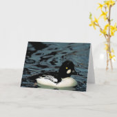 Goldeneye Duck Karte (Gelbe Blume)