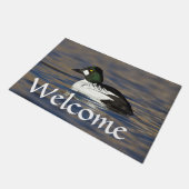 Goldeneye-Ente Fußmatte (Schrägansicht)