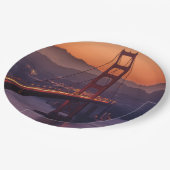 GoldenGateBridge20150502 Pappteller (Schrägansicht)