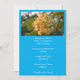 GoldenHour American Basswood Blume (AI) Einladung