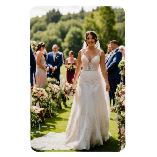 #GoldenHourWeddingFlexibleFotoMagnet Magnet (Vertikal)