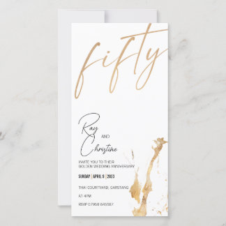 GOLDENJAHRESTAG / 50 JAHRE EINLADUNG