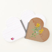 Goldenpea-Blume Notizblock (Innenseite)