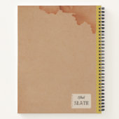 Goldenpea Blume Personalisierte Zusammensetzung Notizblock (Rückseite)