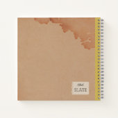 Goldenpea Blume Personalisierte Zusammensetzung Notizblock (Rückseite)