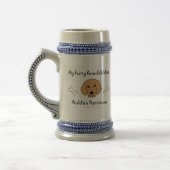 GoldenRetriever Bierglas (Links)