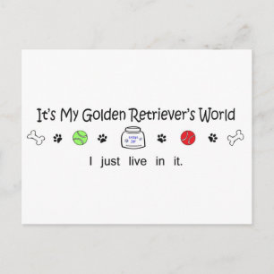 GoldenRetriever Postkarte