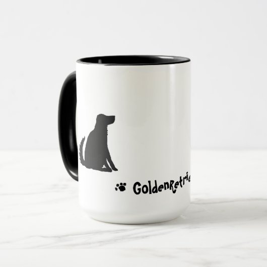 GoldenRetriever Tasse (Vorderseite Links)