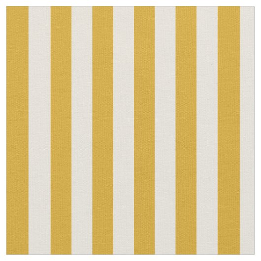 Goldenrod & Beige farbige Linien Stoff (Nahaufnahme)