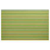 Goldenrod, Dunkelgrün und Tan Muster Stoff (Yard (91,4 cm))