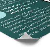 Goldenrod falsche Vorstellungen und Fakten Blue Th Poster (Ecke)