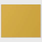Goldenrod Solid Color Geschenkpapier (Flach)