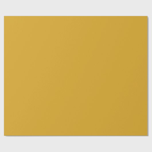 Goldenrod Solid Color Geschenkpapier (Flach)