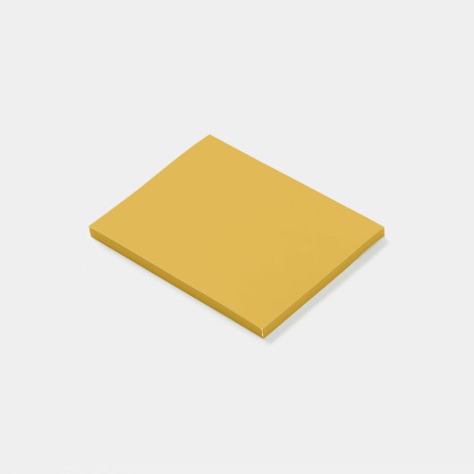Goldenrod Solid Color Post-it Klebezettel (angewinkelt)