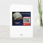 Goldenrod & Songbirds Weihnachtsgrüßen Karte (Rückseite)