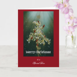 Goldenrod & Songbirds Weihnachtsgrüßen Karte