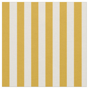 Goldenrod und beige farbige Linien Stoff