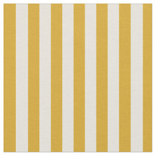 Goldenrod und beige farbige Linien Stoff