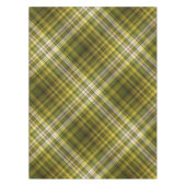 Goldenrod und Daisies Gelb und Grün Kariert Tischdecke (Vorderseite)