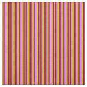 Goldenrod, Violet, Brown & Maroon farbiges Muster Stoff (Muster)