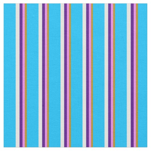 Goldenrod, Violet, Indigo, Light Cyan & Sky Blue Stoff (Nahaufnahme)