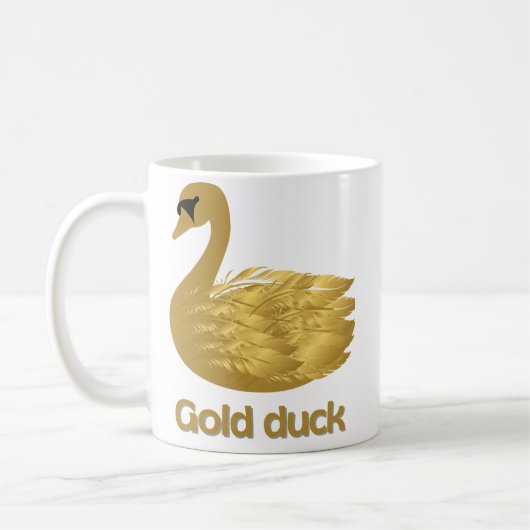 Goldente Kaffeetasse (Links)
