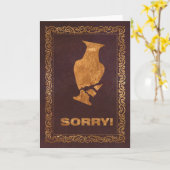 GoldenVase Sorry! Karte (Gelbe Blume)