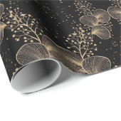 Goldenveil-Wrapping-Papier Geschenkpapier (Rolleneckpunkt)