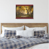 Goldenwalk Canvas Print Leinwanddruck (Insitu (Schlafzimmer))