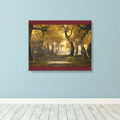 Goldenwalk Canvas Print Leinwanddruck (Insitu (Holzboden))