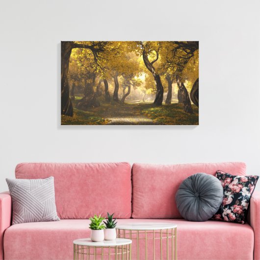 Goldenwalk Canvas Print Leinwanddruck (Insitu (Wohnzimmer))