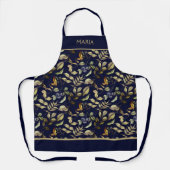 Goldernte Blätter & Berries Custom Schürze (Vorderseite)